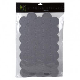 EZ-Clone Colored Cloning Collars Gray (35/Bag)