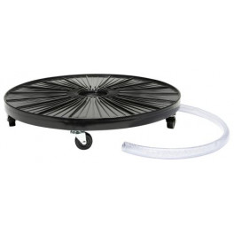 Plant Dolly Black 24 in Round w/ Hydro Fitting (4/Cs)