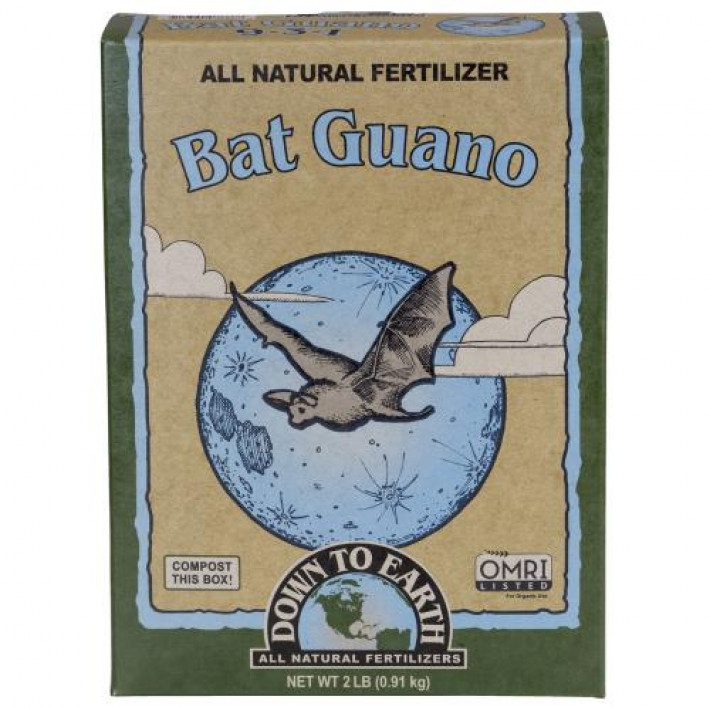 Down to Earth BAT GUANO 7-3-1 OMRI 2 lb 6/CS