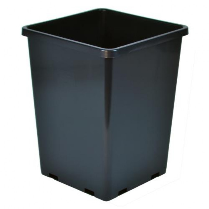 Gro Pro Rose Bucket Black 7.6 in x 7.6 in x 9.7 in (10/Cs)