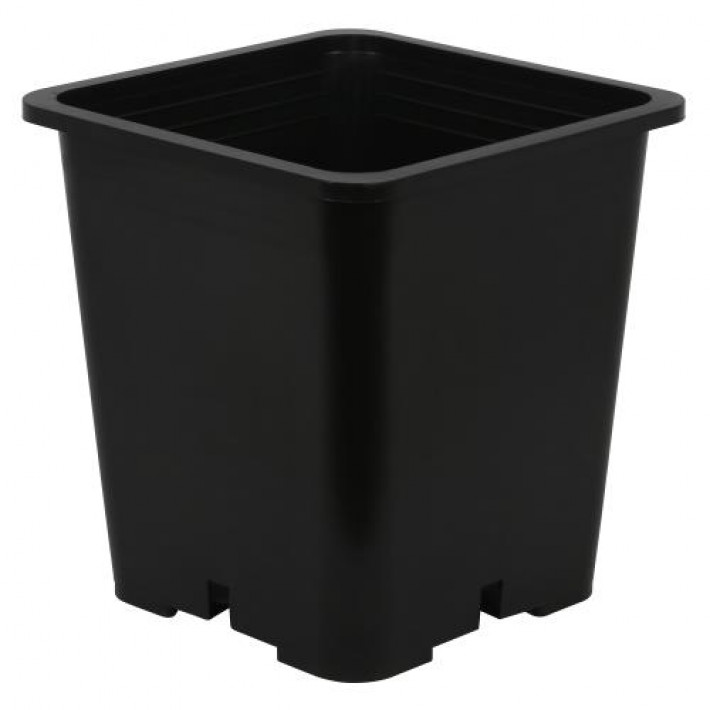 Gro Pro Premium Black Square Pot 9 in x 9 in x 10.5 in (100/Cs)