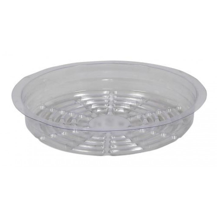 Gro Pro Premium Clear Plastic Saucer 8 in (50/Cs)