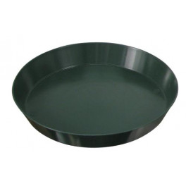 Green Premium Plastic Saucer 12 in (48/Cs)