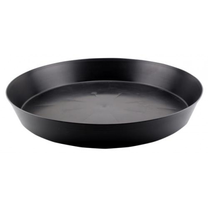 Black Premium Plastic Saucer 18 in (10/Cs)