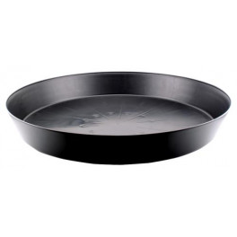 Black Premium Plastic Saucer 25 in (5/Cs)