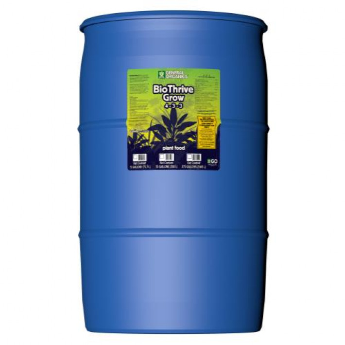 GH General Organics BioThrive Grow 55 Gallon (1/Cs)
