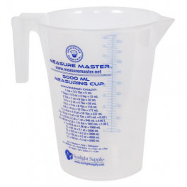 Measure Master Graduated Round Container 160 oz / 5000 ml (10/Cs)