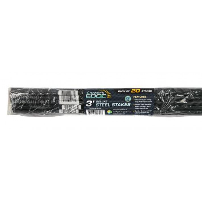 Grower's Edge Deluxe Steel Stake 5/16 in Diameter 3 ft (20/Bag)