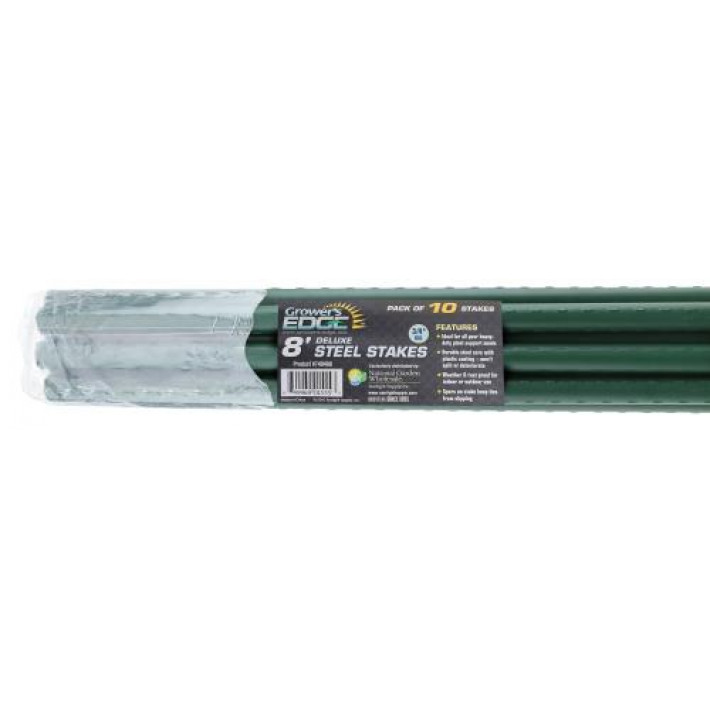 Grower's Edge Deluxe Steel Stake 3/4 in Diameter 8 ft (10/Bag)