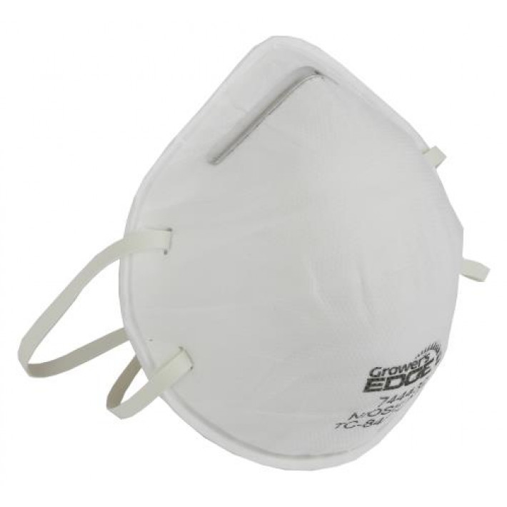 Grower's Edge Clean Room Conical Particulate Respirator Mask (20/Cs)
